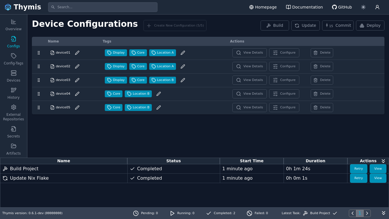 Thymis.io - Industrial IoT Platform